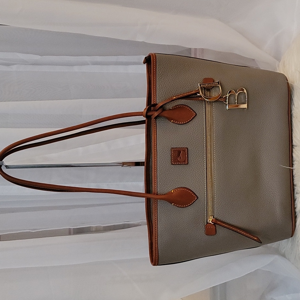 Dooney & Bourke Pebble Leather Tote - Picture 2 of 13